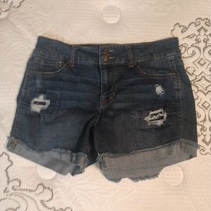 Distressed Denim Short